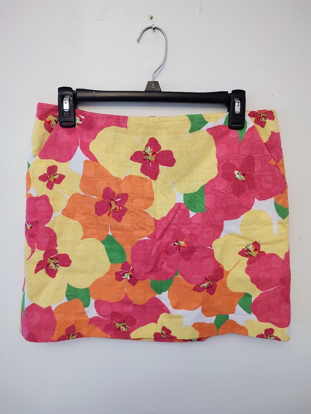 Lilly Pulitzer Hallie Hotty Floral Punch Mini Skirt 6
